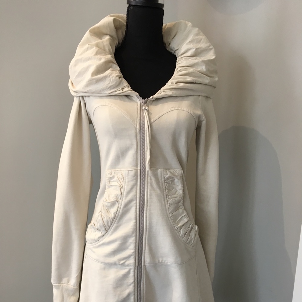 Prairie Underground S Long Cloak Hoodie Oatmeal